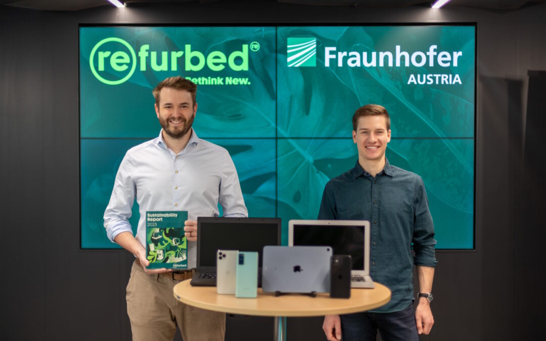 Fraunhofer Austria erhält Gold mit refurbed Studie zur Kreislaufwirtschaft