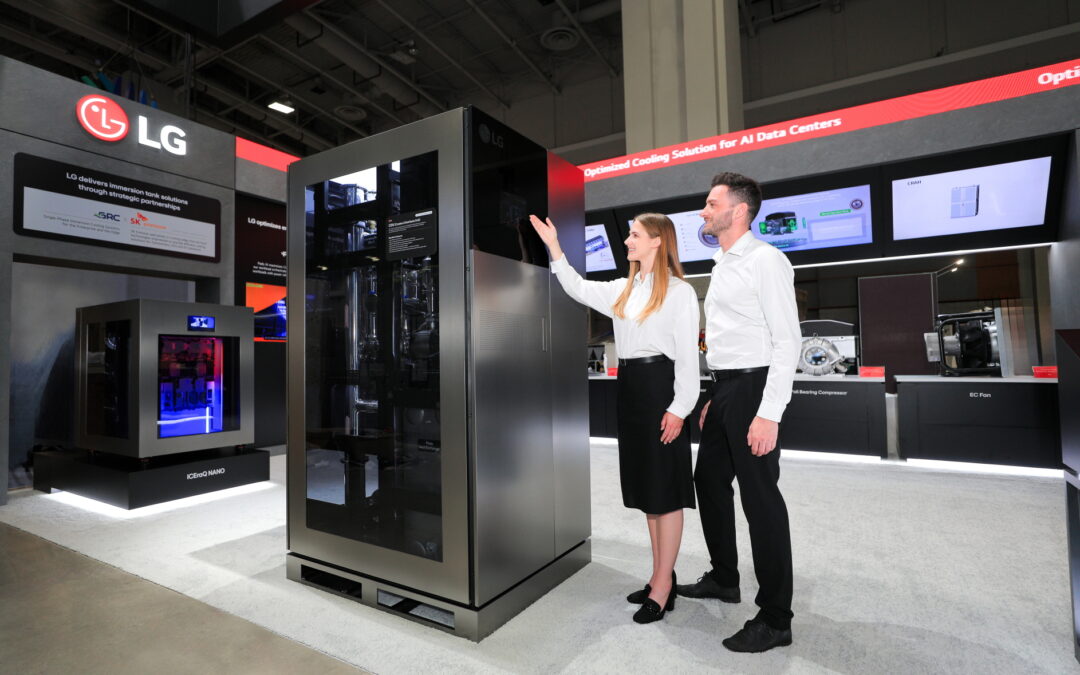 LG zeigt neue Kühlungslösungen für KI-Rechenzentren