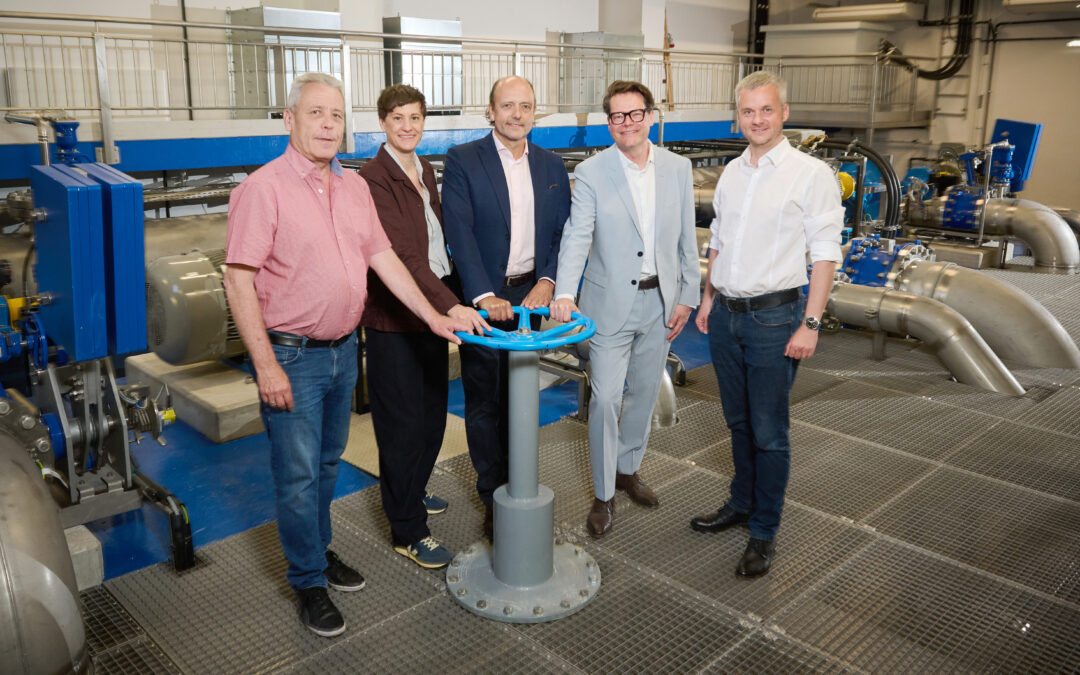 Wien nimmt 17. Trinkwasserkraftwerk in Betrieb