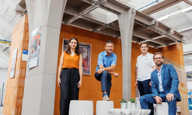Baumit zeigt 3D-gedruckten Betonpavillon