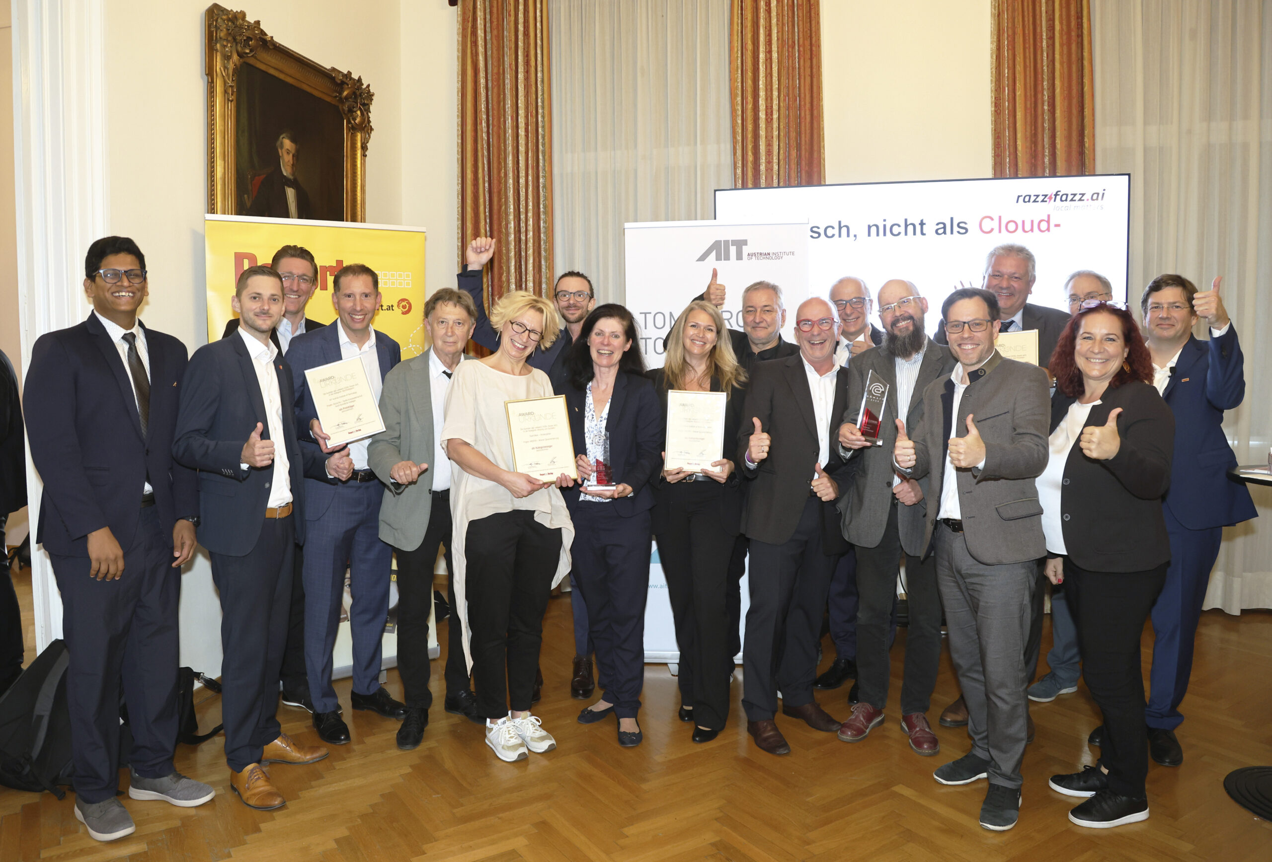 Gro§er Erfolg: Vier eAwards fr das AIT