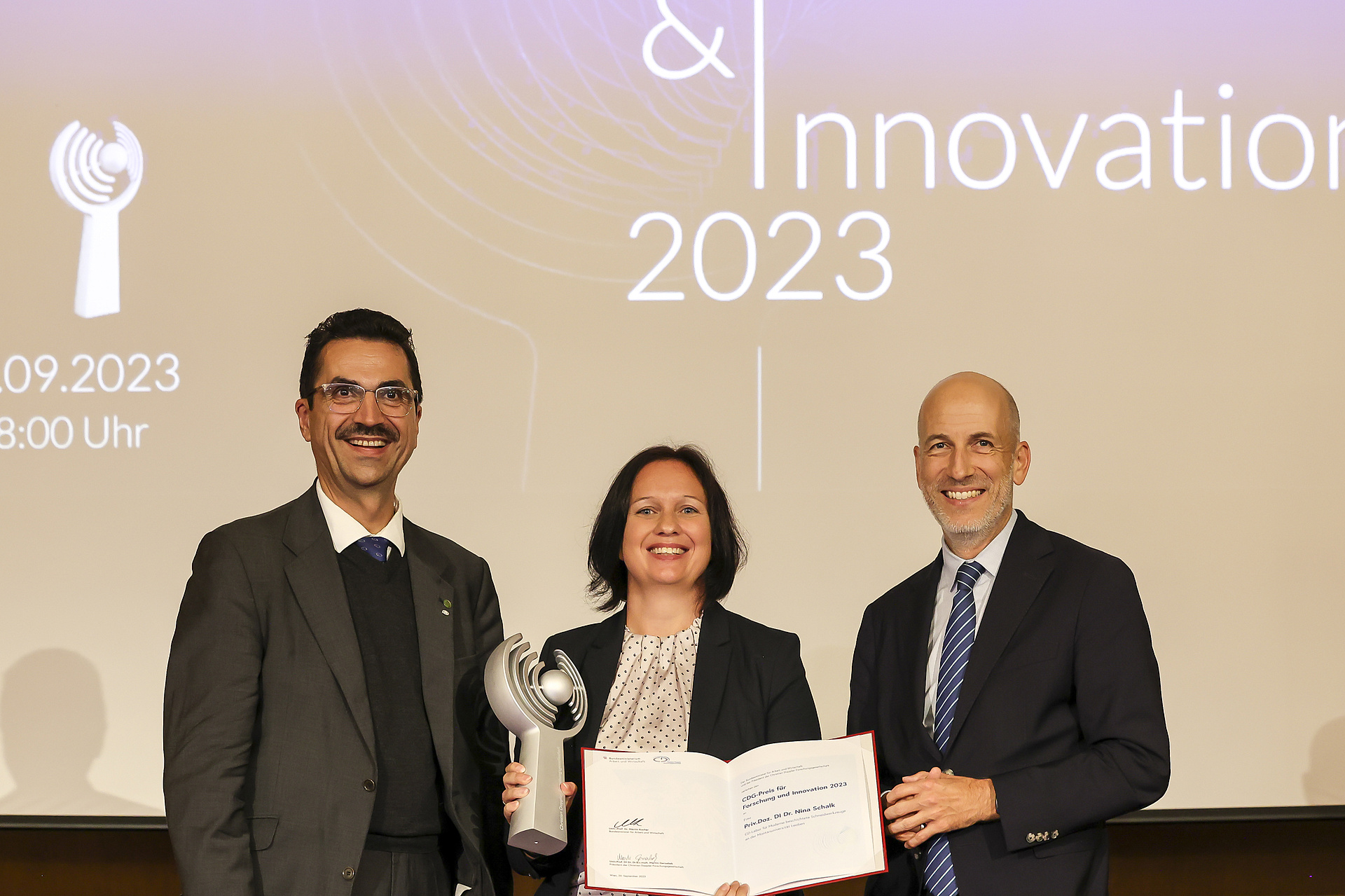 CDG-Preis für Forschung und Innovation geht an Nina Schalk