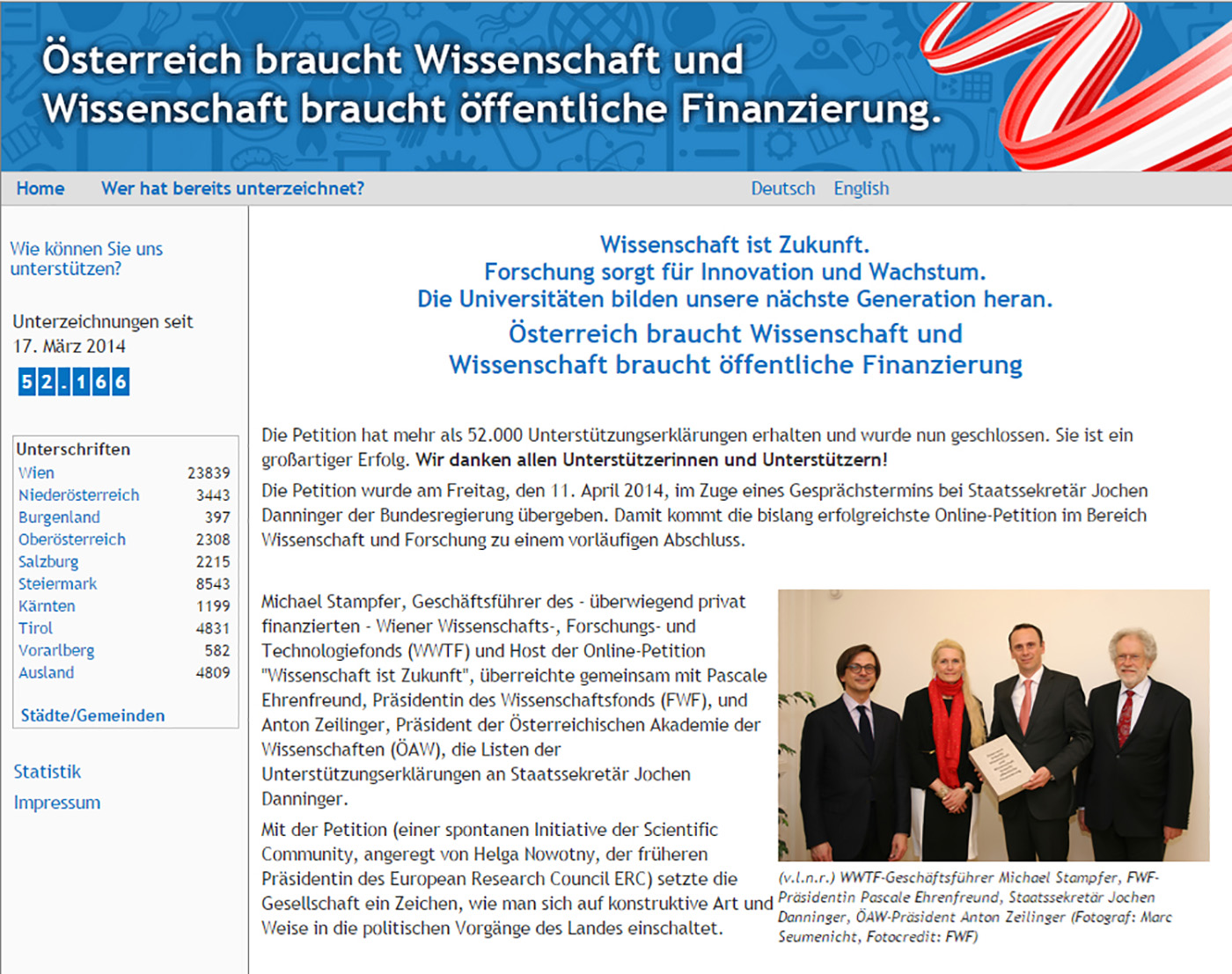 Wissenschaft ist Zukunft